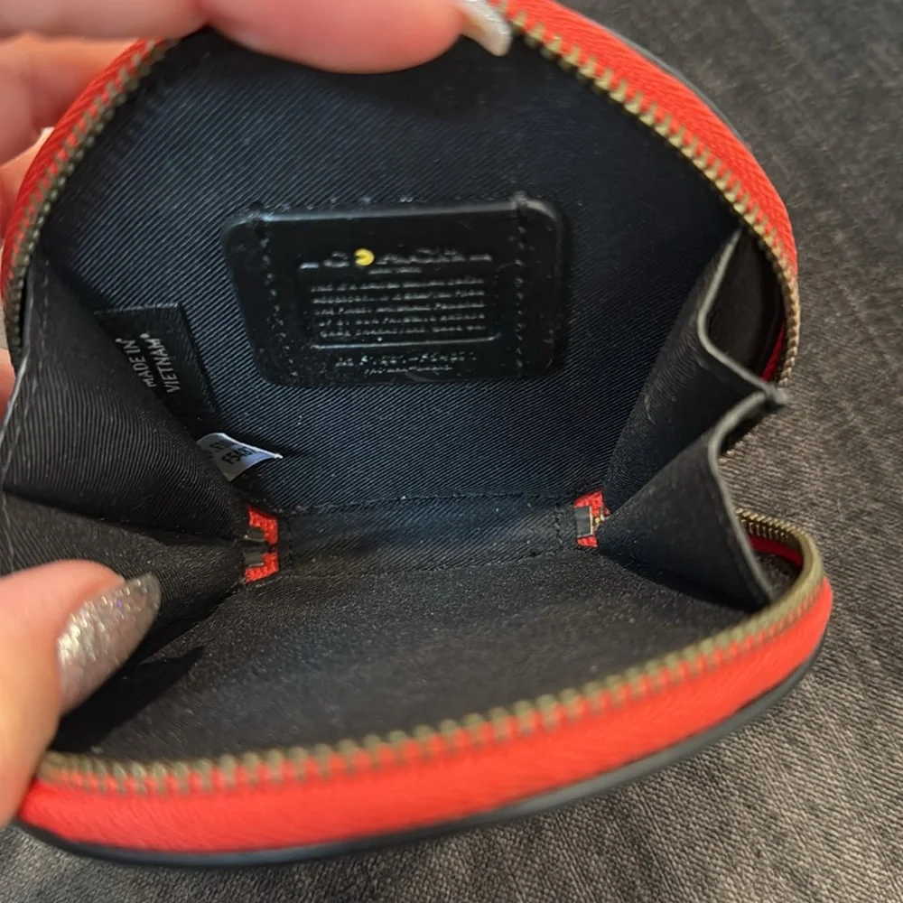 Coach x Pac-Man Cherry Coin Purse - Picture 3 of 5